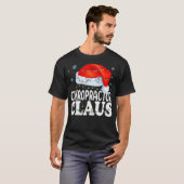 Chiropraktor Santa Claus Weihnachten Weihnachtsfes T-Shirt (Vorne ganz)