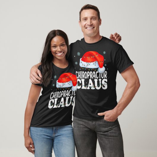 Chiropraktor Santa Claus Weihnachten Weihnachtsfes T-Shirt (Unisex)