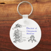 Chiropraktor Schlüsselkette Schlüsselanhänger (Vorderseite)