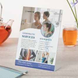 Chiropraktor Services Custom Pedestal Sign Sockelschild