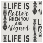 Chiropraktor Spine Doctor Life ist besser abgestim Stoff (Nahaufnahme)