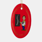 Chiropraktor Spine Doktor Weihnachtsschmuck (Rechts)