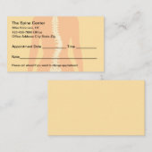 Chiropraktor Spine Klinik Arztkarte Terminkarte (Vorne/Hinten)