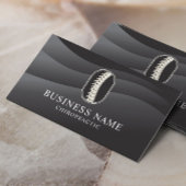 Chiropraktor Spine Logo Moderne Schwarze Chiroprak Visitenkarte