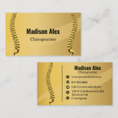 Chiropraktor Spine Therapy Symbol für Social Media Visitenkarte (Vorne/Hinten)