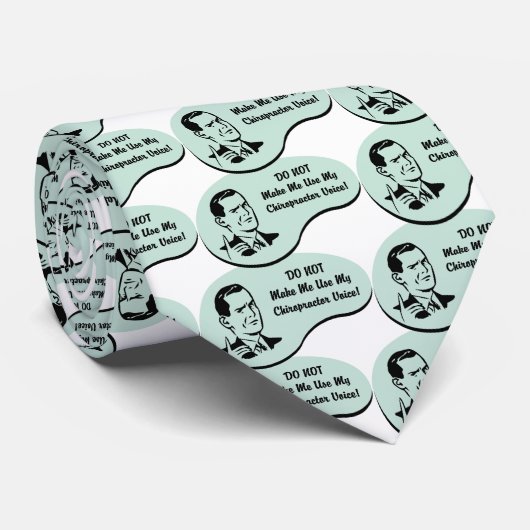 Chiropraktor-Stimme Krawatte (Gerollt)