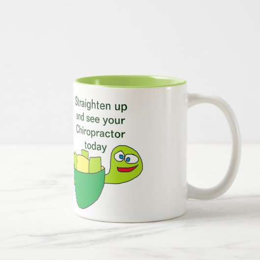Chiropraktor-Tasse Zweifarbige Tasse (Rechts)