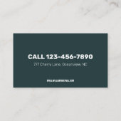 🧘 Chiropraktor Visitenkarte (Rückseite)