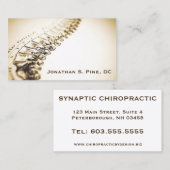 Chiropraktor-Visitenkarten Visitenkarte (Vorne/Hinten)