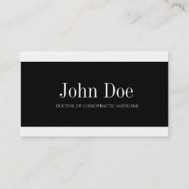 Chiropraktor W/W Visitenkarte