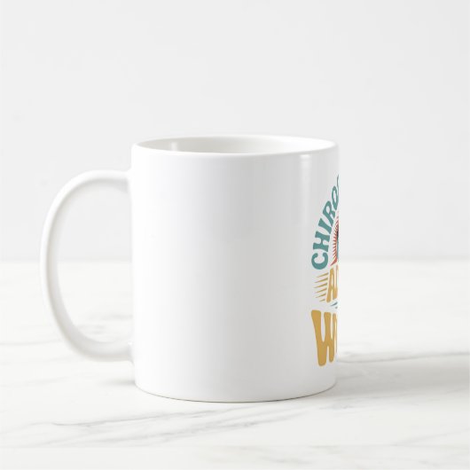 Chiropraktoren passen das Design des World Retro a Kaffeetasse (Links)