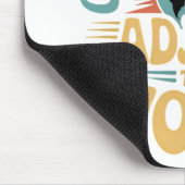 Chiropraktoren passen das Design des World Retro a Mousepad (Ecke)