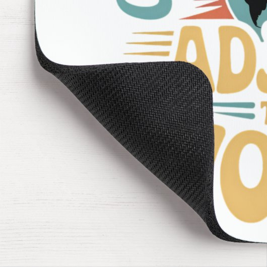 Chiropraktoren passen das Design des World Retro a Mousepad (Ecke)