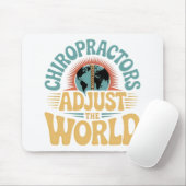Chiropraktoren passen das Design des World Retro a Mousepad (Mit Mouse)