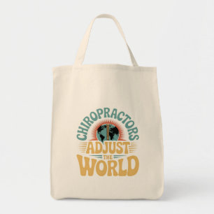 Chiropraktoren passen das Design des World Retro a Tragetasche