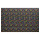 Chiropraktorgewebe in Schwarz Stoff (Fat Quarter (45,7 x 55,9 cm))