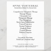 Chirotherapeut mit Approbation Flyer (Hinten)