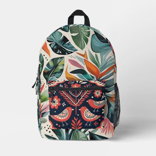 Chirp & Charm Bedruckter Rucksack (Vorderseite)