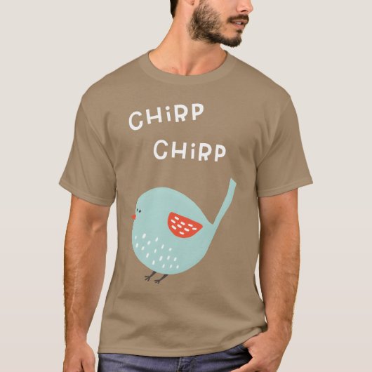 Chirp Chirp Little Bird Girl T-Shirt (Vorderseite)