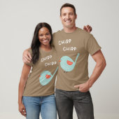 Chirp Chirp Little Bird Girl T-Shirt (Unisex)