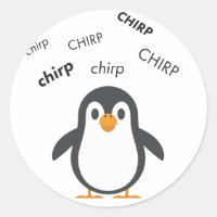 Chirp Penguin Niedlich Emoji