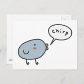 Chirpy Bird Postkarte (Vorne/Hinten)