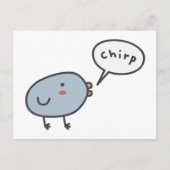 Chirpy Bird Postkarte (Vorderseite)
