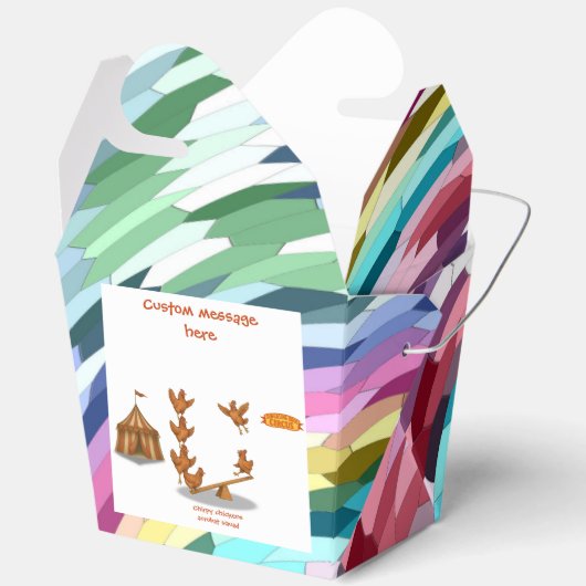 Chirpy Chickens acrobat squad Geschenkschachtel (Offen)