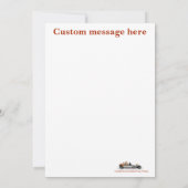 Chirpy Chickens acrobat squad Karte (Rückseite)