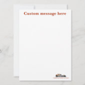 Chirpy Chickens acrobat squad Karte (Rückseite)