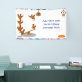 Chirpy Chickens Akrobatentrupp Banner (Messeveranstaltung)