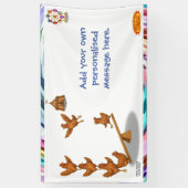 Chirpy Chickens Akrobatentrupp Banner (Vertikal)