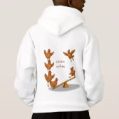 Chirpy Chickens Akrobatentrupp Hoodie (Rückseite)