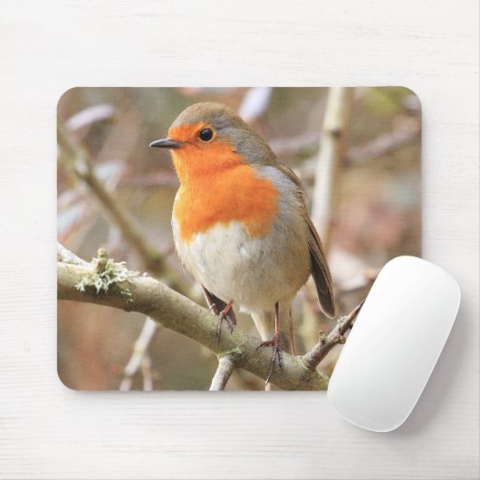 Chirpy Robin Mousepad (Mit Mouse)