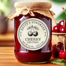 Chirry Chutney-Marke für Ihre hausgemachten Rezept