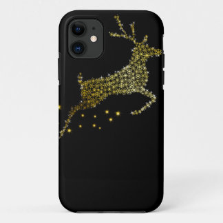 Chirstmas iPhone Fall-goldene Glitzer-Rotwild Case-Mate iPhone Hülle