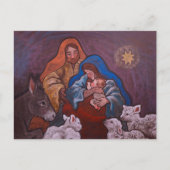 Chirstmas Nativity postcard Feiertagspostkarte (Vorderseite)