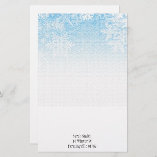 Chirstmas stationär briefpapier (Vorne/Hinten)