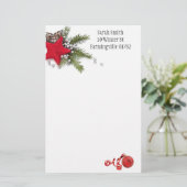 Chirstmas stationär briefpapier (Stehend Vorderseite)