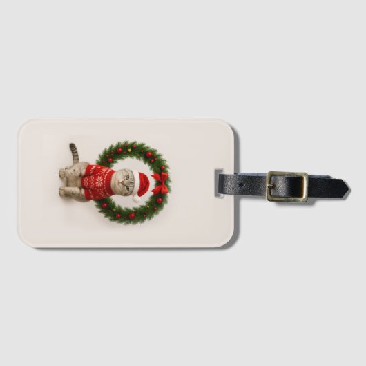 Chirstmas theme gepäckanhänger (Vorderseite (Horizontal))