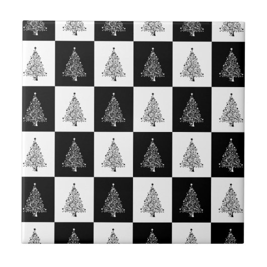 Chirstmas Tree Schach Fliese (Vorderseite)