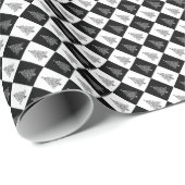 Chirstmas Tree Schach Geschenkpapier (Rolleneckpunkt)