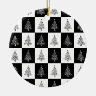 Chirstmas Tree Schach Keramikornament