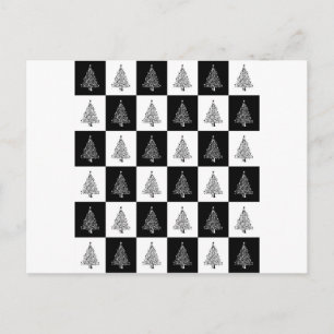 Chirstmas Tree Schach Postkarte