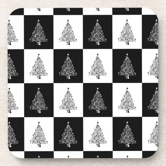 Chirstmas Tree Schach Untersetzer (Vorderseite)