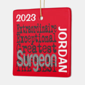 Chirurg Extraordinaire CUSTOM Keramikornament (Links)
