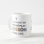 Chirurg Funny Phantastisch bester Chirurg Geschenk Kaffeetasse (Vorderseite Links)
