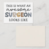 Chirurg Funny Phantastisch Chirurg Aufwertung Mitteilungskarte (Vorne/Hinten)