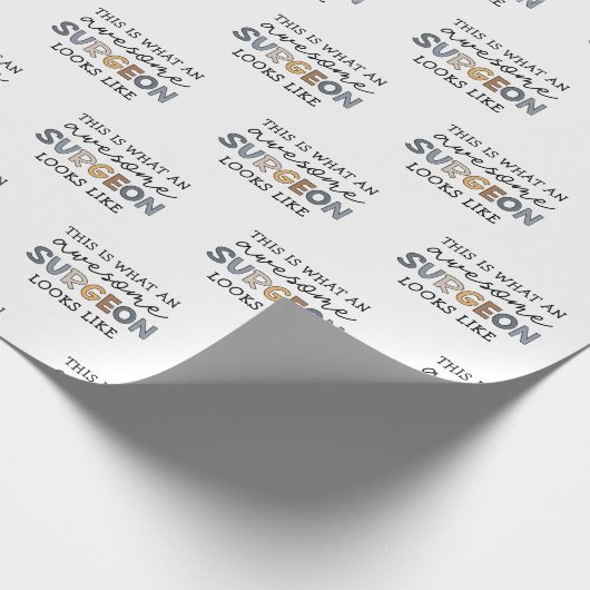 Chirurg Funny Phantastisch Chirurg Geschenk Geschenkpapier (Ecke)