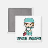 Chirurg (Junge) Magnet (Vorderseite/Rückseite)